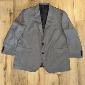 Dockers‎ Men's Gray Sport Coat Jacket 2 Button 48R Preowned